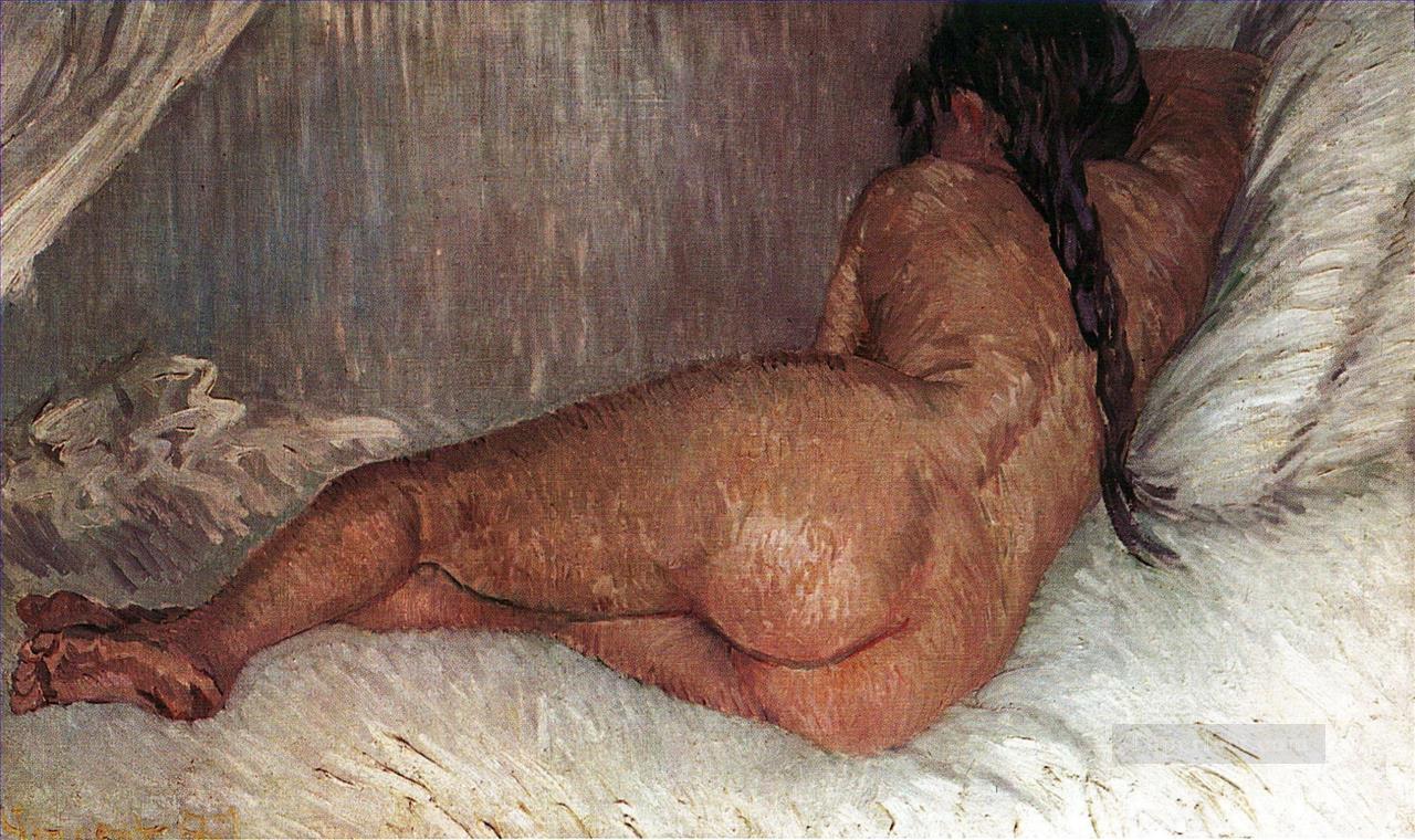 後ろから見た裸の女性 ヴィンセント・ファン・ゴッホ油絵